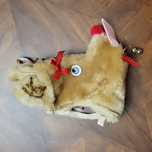 Rare Vintage Rudolph Red Nose Reindeer Men's Fredricks of Hollywood G-String - Picture 3 of 11